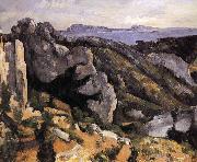Paul Cezanne rock oil painting reproduction